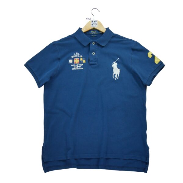 Polo manches courtes homme marine Polo Ralph Lauren Col Polo