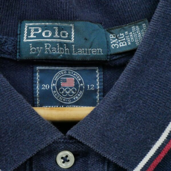 Polo manches courtes homme marine Polo Ralph Lauren Col Polo