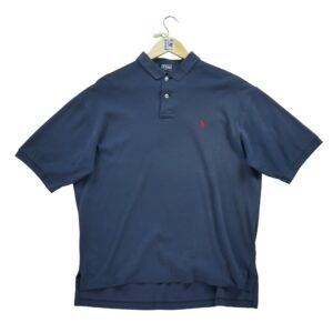 Polo manches courtes homme marine Polo Ralph Lauren Col Polo