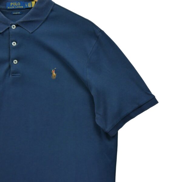 Polo manches courtes homme marine Polo Ralph Lauren Col Polo