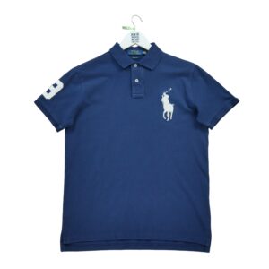 Polo manches courtes homme marine Polo Ralph Lauren Col Polo