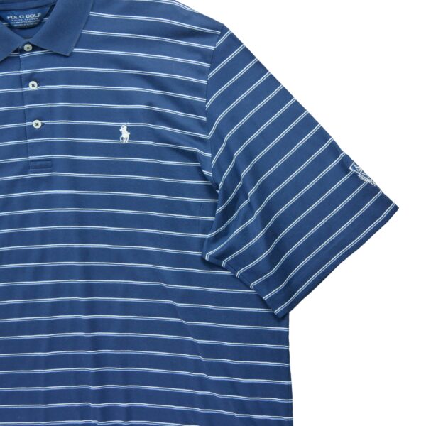 Polo manches courtes homme marine Polo Ralph Lauren Motif a rayures Col Polo