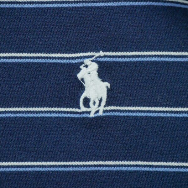 Polo manches courtes homme marine Polo Ralph Lauren Motif a rayures Col Polo