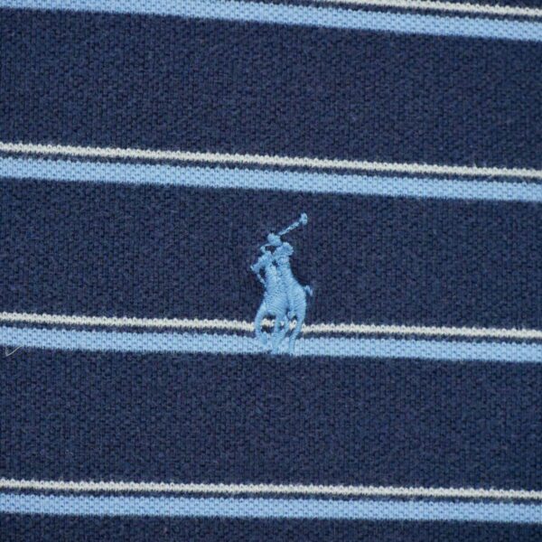 Polo manches courtes homme marine Polo Ralph Lauren Motif a rayures Col Polo