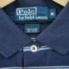 Polo manches courtes homme marine Polo Ralph Lauren Motif a rayures Col Polo
