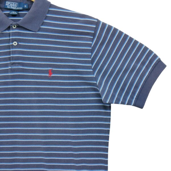Polo manches courtes homme marine Polo Ralph Lauren Motif a rayures Col Polo