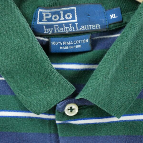Polo manches courtes homme marine Polo Ralph Lauren Motif a rayures Col Polo