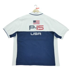 Polo manches courtes homme marine Polo Ralph Lauren Motif imprime Col Revert