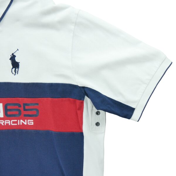Polo manches courtes homme marine Polo Ralph Lauren Motif imprime Col Revert