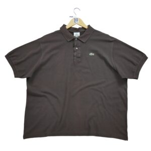 Polo manches courtes homme marron Lacoste Col Polo