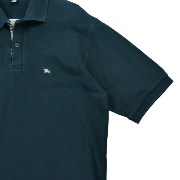 Polo manches courtes homme noir Burberry Col Polo