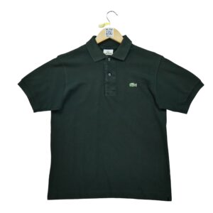 Polo manches courtes homme noir Lacoste Col Polo