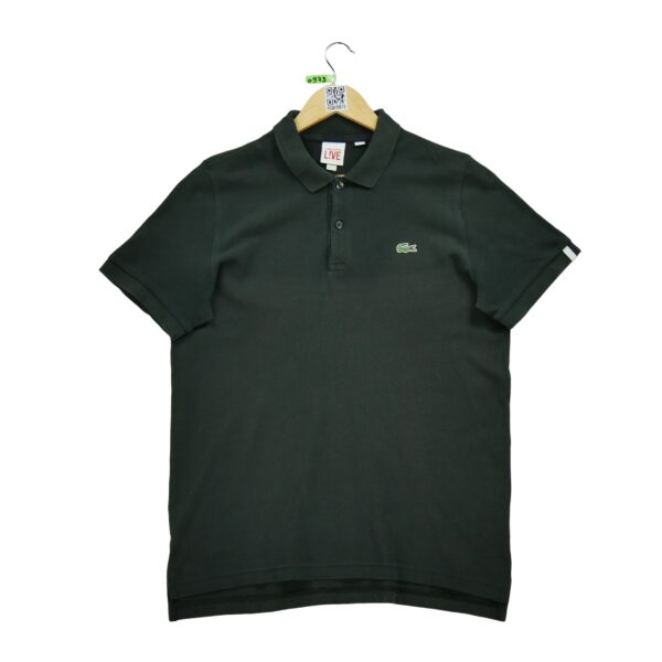 Polo manches courtes homme noir Lacoste Col Polo