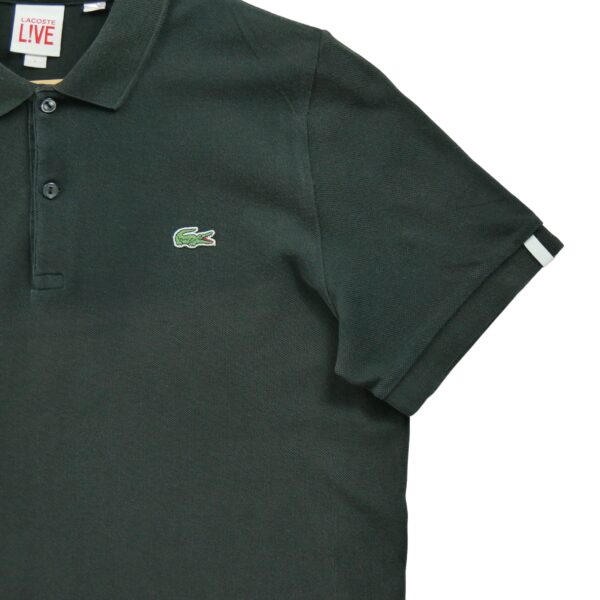 Polo manches courtes homme noir Lacoste Col Polo