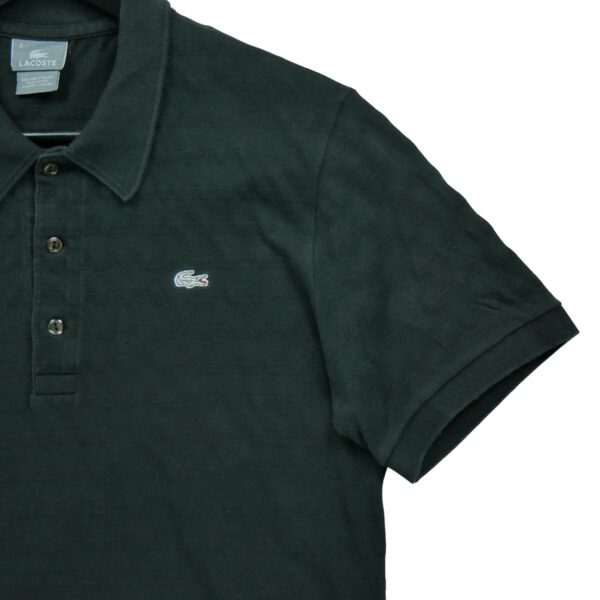 Polo manches courtes homme noir Lacoste Motif a rayures Col Polo