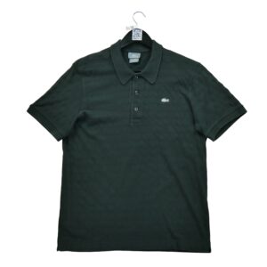 Polo manches courtes homme noir Lacoste Motif a rayures Col Polo