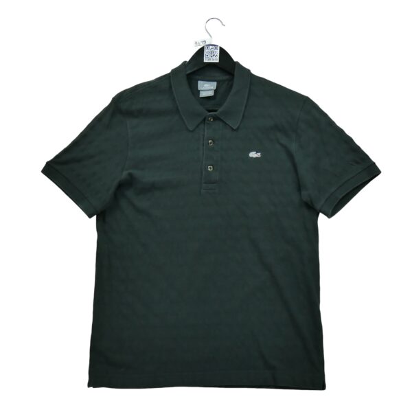 Polo manches courtes homme noir Lacoste Motif a rayures Col Polo