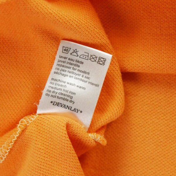 Polo manches courtes homme orange Lacoste Col Polo