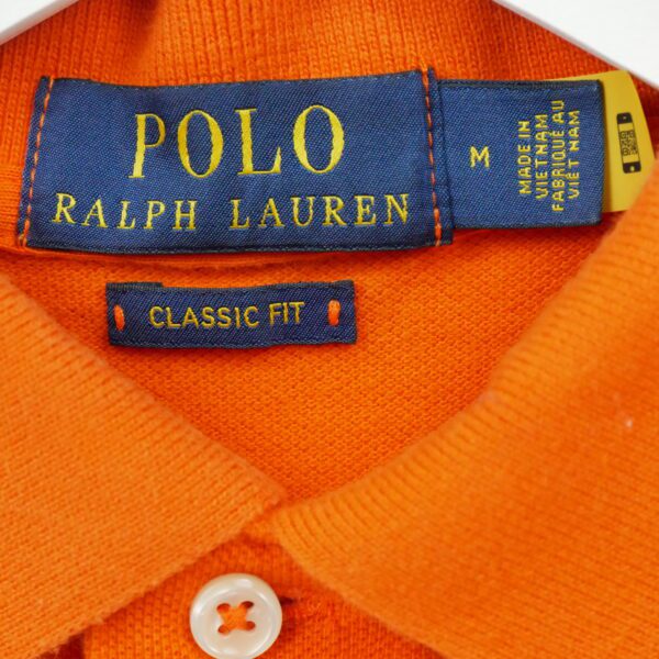 Polo manches courtes homme orange Polo Ralph Lauren Col Polo