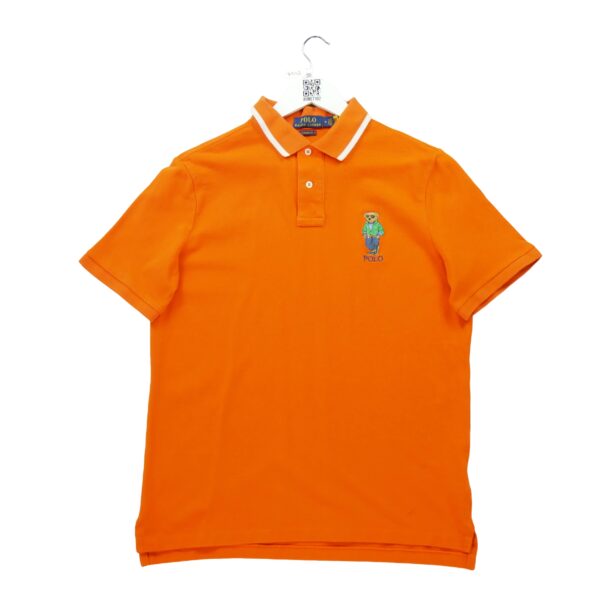 Polo manches courtes homme orange Polo Ralph Lauren Col Polo