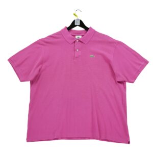 Polo manches courtes homme rose Lacoste Col Polo
