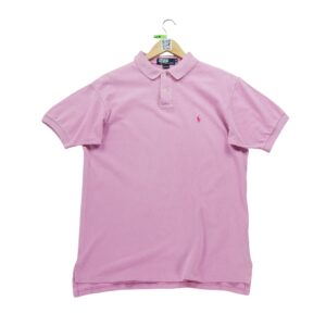 Polo manches courtes homme rose Polo Ralph Lauren Col Polo