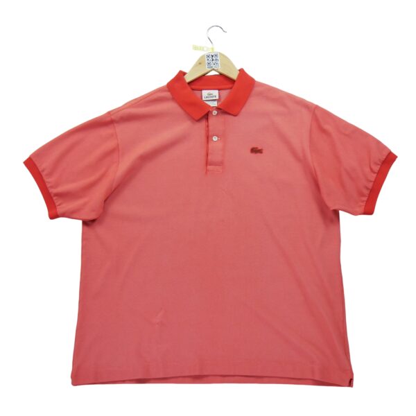 Polo manches courtes homme rouge Lacoste Col Polo