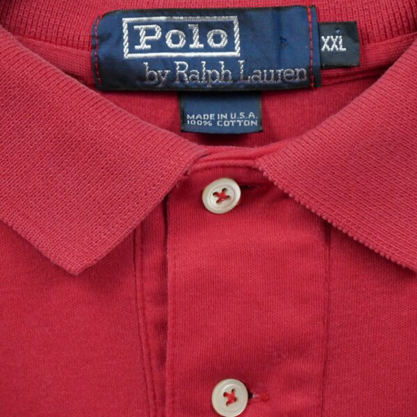 Polo manches courtes homme rouge Polo Ralph Lauren Col Polo