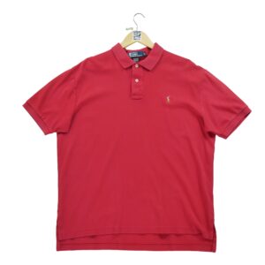 Polo manches courtes homme rouge Polo Ralph Lauren Col Polo