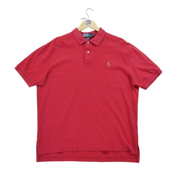 Polo manches courtes homme rouge Polo Ralph Lauren Col Polo
