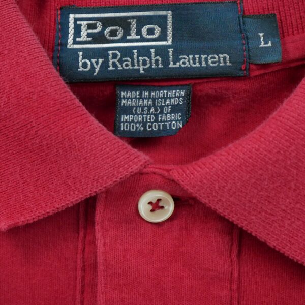 Polo manches courtes homme rouge Polo Ralph Lauren Col Polo