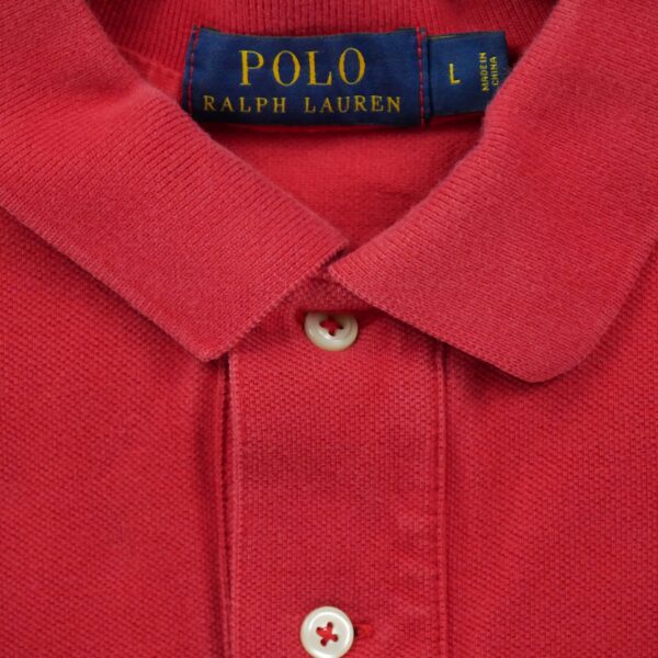 Polo manches courtes homme rouge Polo Ralph Lauren Col Polo