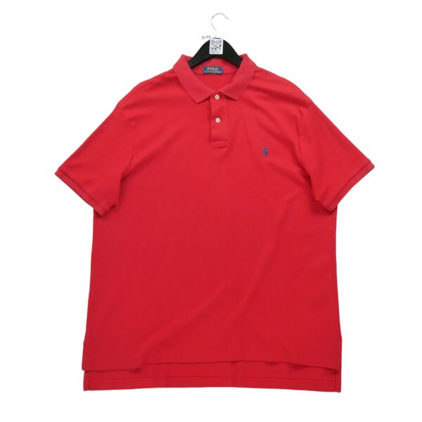 Polo manches courtes homme rouge Polo Ralph Lauren Col Polo