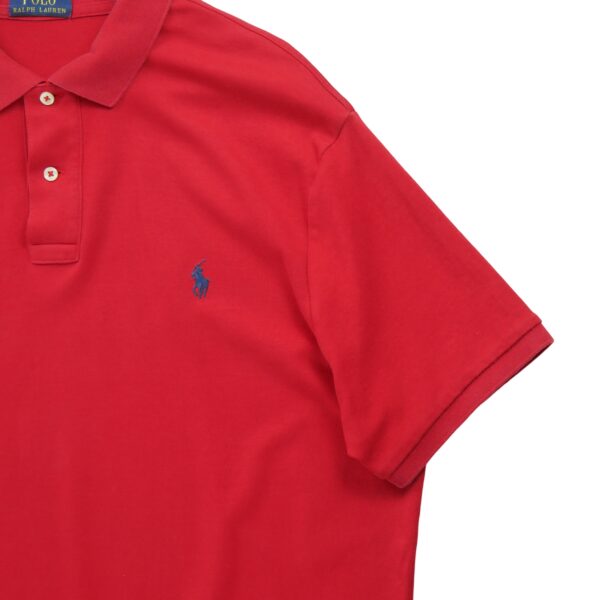 Polo manches courtes homme rouge Polo Ralph Lauren Col Polo