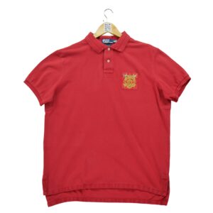 Polo manches courtes homme rouge Polo Ralph Lauren Col Polo