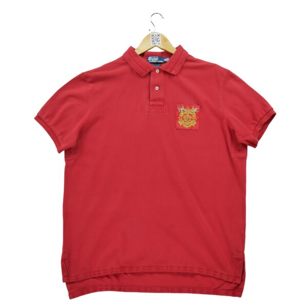 Polo manches courtes homme rouge Polo Ralph Lauren Col Polo