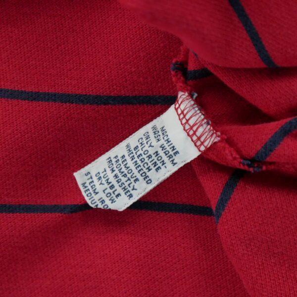 Polo manches courtes homme rouge Polo Ralph Lauren Motif a rayures Col Polo