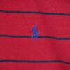 Polo manches courtes homme rouge Polo Ralph Lauren Motif a rayures Col Polo