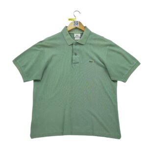 Polo manches courtes homme vert Lacoste Col Polo