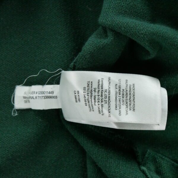Polo manches courtes homme vert Polo Ralph Lauren Col Polo