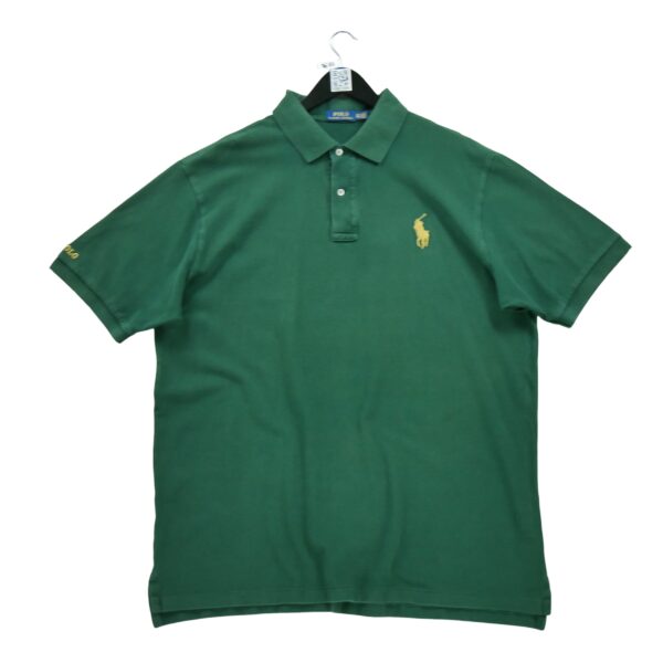 Polo manches courtes homme vert Polo Ralph Lauren Col Polo