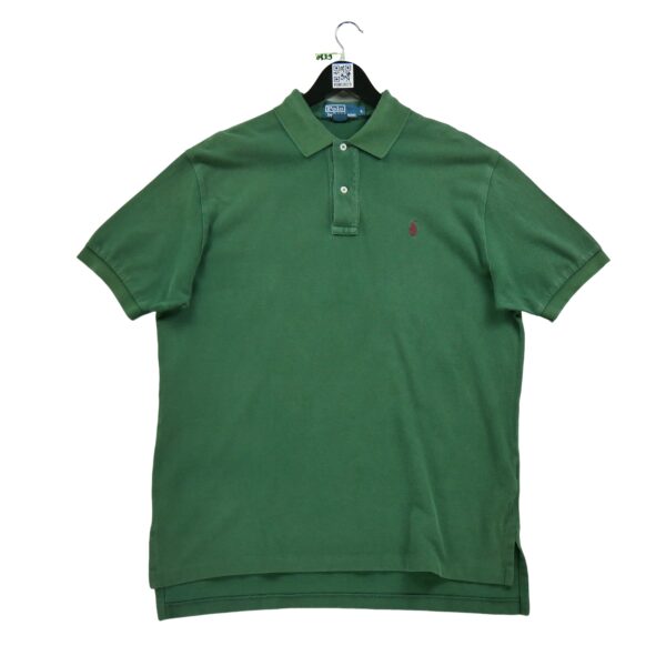 Polo manches courtes homme vert Polo Ralph Lauren Col Polo