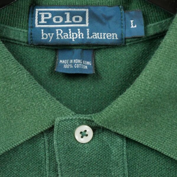 Polo manches courtes homme vert Polo Ralph Lauren Col Polo