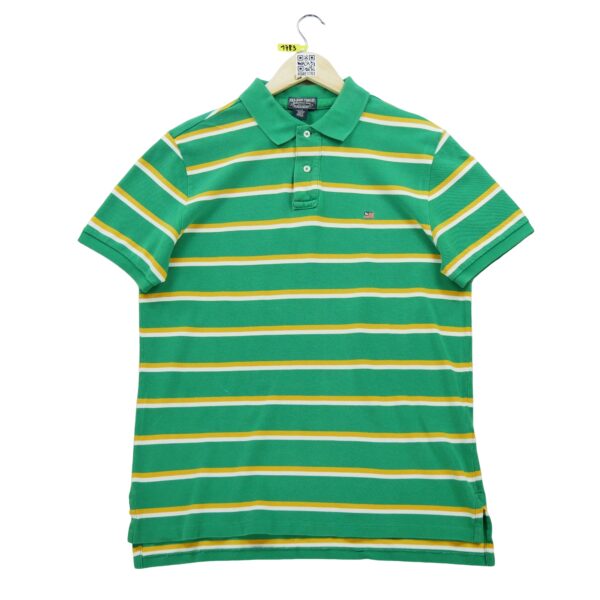 Polo manches courtes homme vert Polo Ralph Lauren Motif a rayures Col Polo