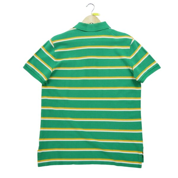 Polo manches courtes homme vert Polo Ralph Lauren Motif a rayures Col Polo