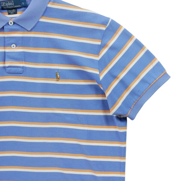 Polo manches courtes homme violet Polo Ralph Lauren Motif a rayures Col Polo
