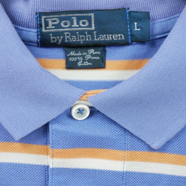 Polo manches courtes homme violet Polo Ralph Lauren Motif a rayures Col Polo