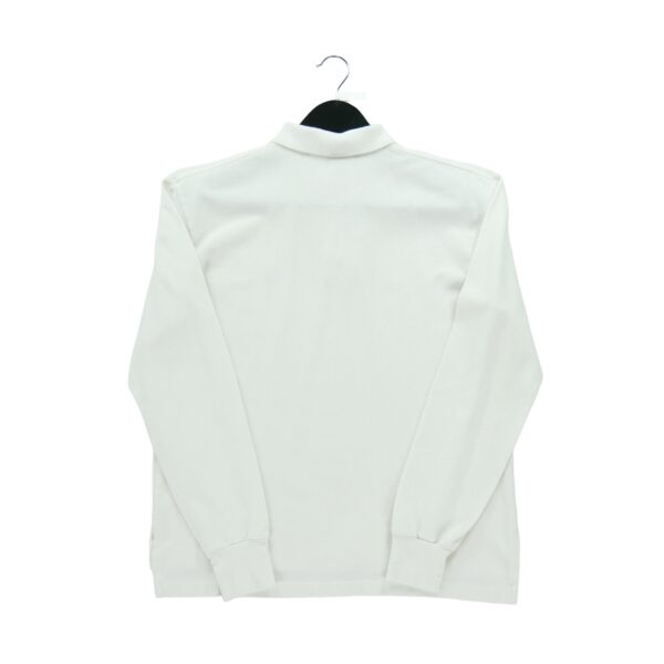Polo manches longues homme blanc Polo Ralph Lauren Col Polo