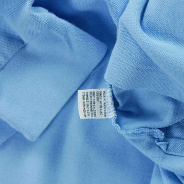 Polo manches longues homme bleu clair Polo Ralph Lauren Col Polo