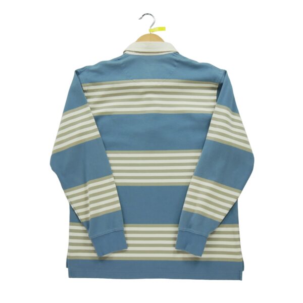 Polo manches longues homme bleu Lacoste Motif a rayures Col Polo